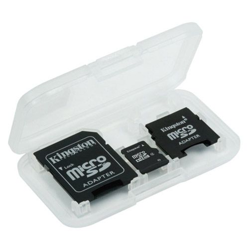 Kingston microSDHC Card 4 GB, Class 4, inkl. 2 Adapter