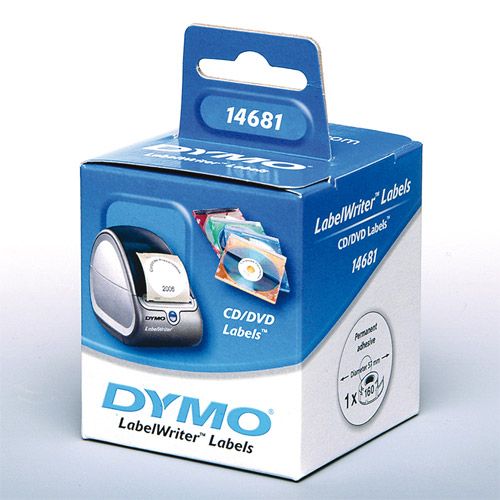 Dymo 14681 CD/DVD Etiketten