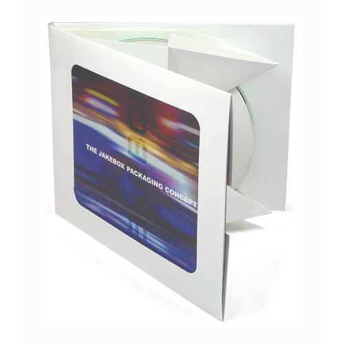 Jakebox CD mit Fenster, weiß, VPE 50 Stk.