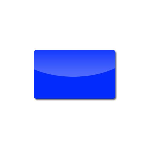 Plastikkarte, einfärbig blau, 0.76 mm, VPE 100 Stk.