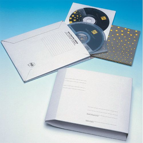 CD-Kartonfaltentasche 150 x 180 mm, VPE 50 Stk.