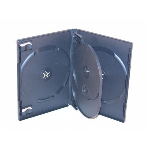 4er DVD Box, schwarz, VPE 25 Stk.