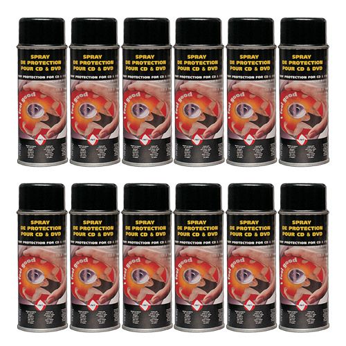 CD/DVD Protection Spray, 12 Dosen